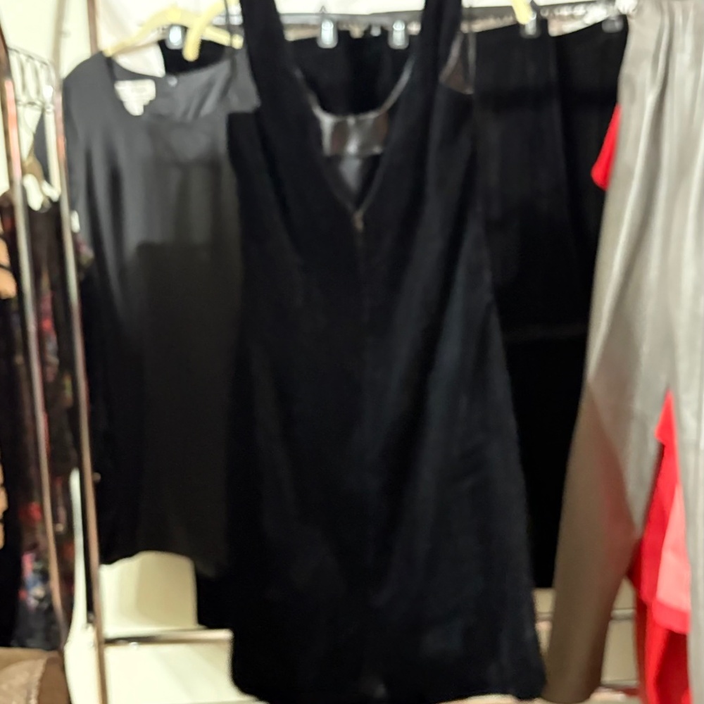 Vintage Scott McClintock, black velvet dress